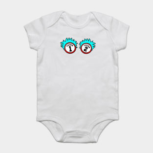 thing 1 and thing 2 costumes kids onesies